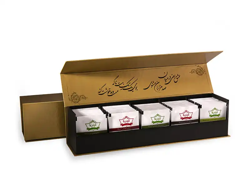 جعبه چای کیسه ای جعبه چای کیسه ای